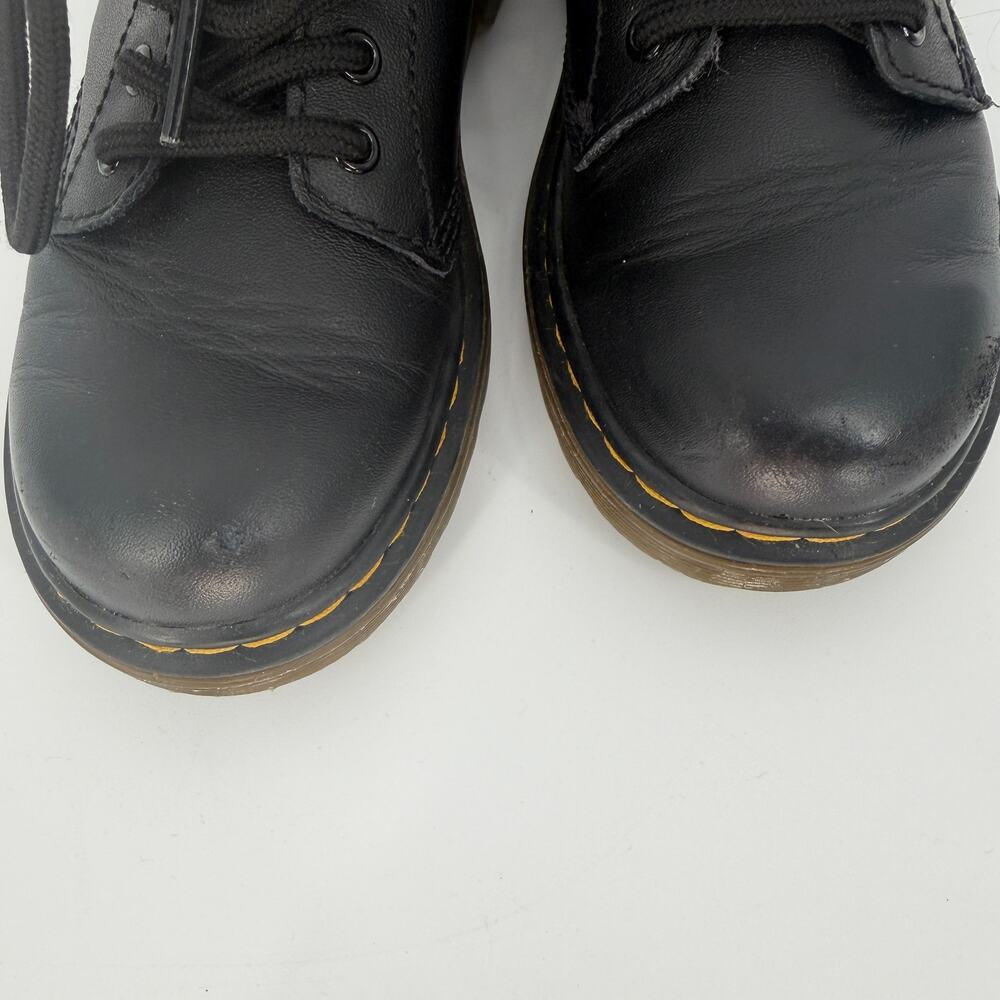 Dr. Martens AirWair Shoes‎ With Bouncing Soles Zipper Black Kids Size 12 - Picture 9 of 11